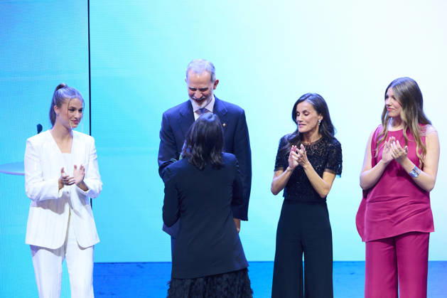 July 14, 2026, Barcelona, Cataluna, Spain: King Felipe VI of Spain, Queen Letizia of Spain, Crown Princess Leonor, Princess Sofia attends Princess of Girona awards ceremony at Gran Teatre del Liceu on July 14, 2026 in Barcelona, Spain Barcelona Spain - ZUMAg15_ 20260714_zaf_g15_048 Copyright: xJackxAbuinx