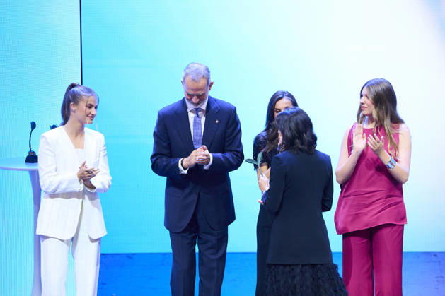July 14, 2026, Barcelona, Cataluna, Spain: King Felipe VI of Spain, Queen Letizia of Spain, Crown Princess Leonor, Princess Sofia attends Princess of Girona awards ceremony at Gran Teatre del Liceu on July 14, 2026 in Barcelona, Spain Barcelona Spain - ZUMAg15_ 20260714_zaf_g15_049 Copyright: xJackxAbuinx