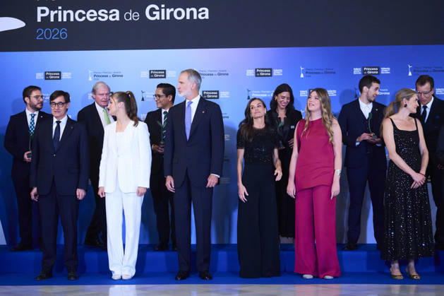 July 14, 2026, Barcelona, Cataluna, Spain: King Felipe VI of Spain, Queen Letizia of Spain, Crown Princess Leonor, Princess Sofia attends Princess of Girona awards ceremony at Gran Teatre del Liceu on July 14, 2026 in Barcelona, Spain Barcelona Spain  - ZUMAg15_ 20260714_zaf_g15_085 Copyright: xJackxAbuinx