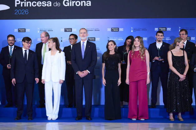 July 14, 2026, Barcelona, Cataluna, Spain: King Felipe VI of Spain, Queen Letizia of Spain, Crown Princess Leonor, Princess Sofia attends Princess of Girona awards ceremony at Gran Teatre del Liceu on July 14, 2026 in Barcelona, Spain Barcelona Spain  - ZUMAg15_ 20260714_zaf_g15_101 Copyright: xJackxAbuinx
