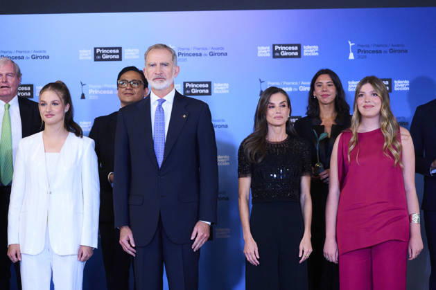 July 14, 2026, Barcelona, Cataluna, Spain: King Felipe VI of Spain, Queen Letizia of Spain, Crown Princess Leonor, Princess Sofia attends Princess of Girona awards ceremony at Gran Teatre del Liceu on July 14, 2026 in Barcelona, Spain Barcelona Spain  - ZUMAg15_ 20260714_zaf_g15_103 Copyright: xJackxAbuinx
