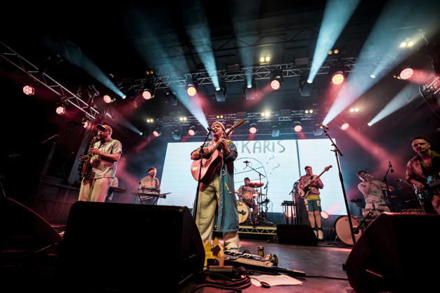 Sakaris live at G! Festival 2026 Sydregote, Faroe Island. 19th, July 2026. The Faroese act Sakaris performs a live concert during the Faroese music festival G! Festival 2026 in Sydregote. Here singer and musician Sakaris Emil Joensen is seen live on stage. Faroe Islands, SyÃ°rugota  Copyright: xGonzalesxPhoto LassexLagonix