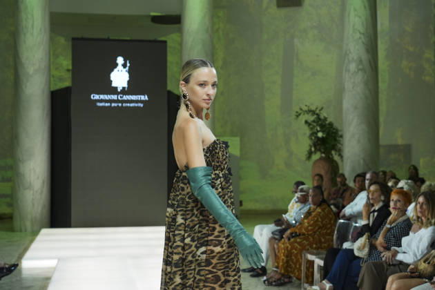 IPA86820004 - Rome Giovanni CannistrÃ ™s fashion show at the Rome Fashion Show Haute Couture 2026 at the Salone delle Colonne In the photo: Giovanni CannistrÃ  Copyright: xBArbaraxAmendolax xBarbaraxAmendolax 86820004