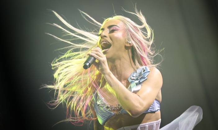French singer Bilal Hassani performs during the first day of the Francofolies de Spa festival in Spa, Monday 20 July 2026. This year s edition of the festival is taking place from 20 to 26 July. VIRGINIExLEFOUR 181591217
