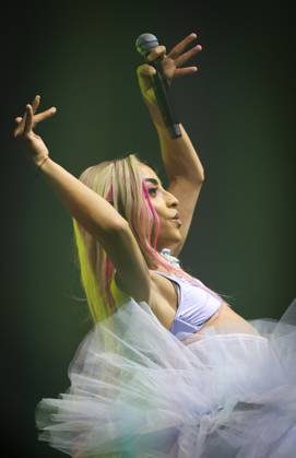 French singer Bilal Hassani performs during the first day of the Francofolies de Spa festival in Spa, Monday 20 July 2026. This year s edition of the festival is taking place from 20 to 26 July. VIRGINIExLEFOUR 181591219