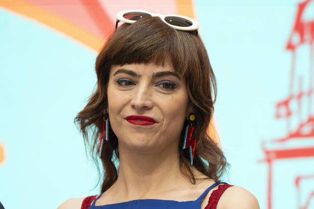 July 21, 2026, Madrid, Spain: Singer Natalia Garcia Poza known artistically as Nat Simons performs during the presentation of Hispanicity 2026 at the Casa de Correos. Madrid Spain - ZUMAs197 20260721_aaa_s197_011 Copyright: xAtilanoxGarciax