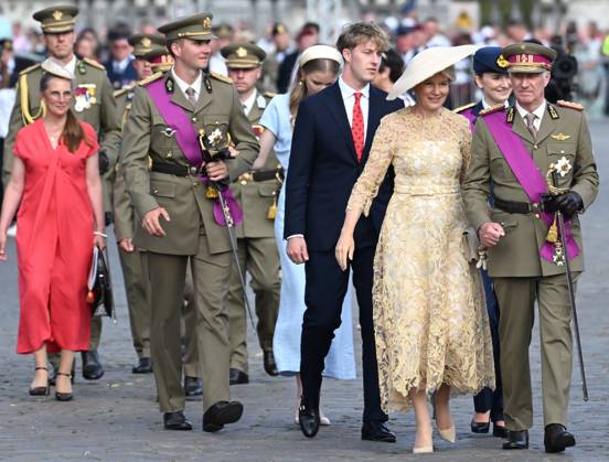 Military and civilian parade for the national Day 2026 BRUSSELS, BELGIUM - JULY 21 : King Philippe, Queen Mathilde, Princess Elisabeth, Princess Eleonore, Prince Gabriel, Prince Emmanuel, attend the military and civilian parade for the national Day 2026 on July 21, 2026 in Brussels, Belgium, 21 07 2026 Brussels Belgium  Copyright: xDidierxLebrunx