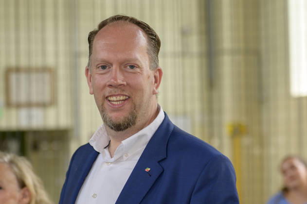 22.07.2026,Pressetermin, Übergabe des Fördermittelbescheids für das Projekt AWO Wir-Garten im Zukunftsgarten der IGA 2027 Marco Schmitz, MdL NRW, Stiftungsratsvorsitzender der Sozialstiftung NRW Dortmund Kokerei Hansa, Emscherallee 11, NRW Deutschland