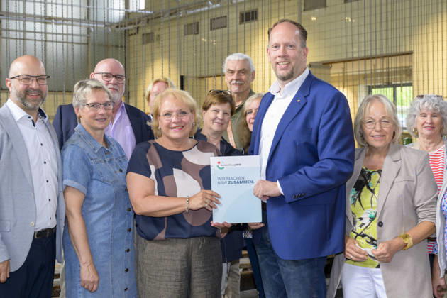 22.07.2026,Pressetermin, Übergabe des Fördermittelbescheids für das Projekt AWO Wir-Garten im Zukunftsgarten der IGA 2027 Übergabe des Förderbescheides Dortmund Kokerei Hansa, Emscherallee 11, NRW Deutschland