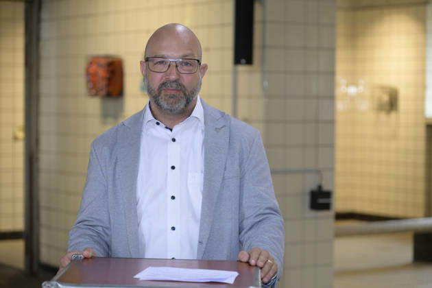 22.07.2026,Pressetermin, Übergabe des Fördermittelbescheids für das Projekt AWO Wir-Garten im Zukunftsgarten der IGA 2027 Tim Hammerbacher, Geschäftsführer des AWO Unterbezirks Dortmund bei seinem Grußwort Dortmund Kokerei Hansa, Emscherallee 11, NRW Deutschland