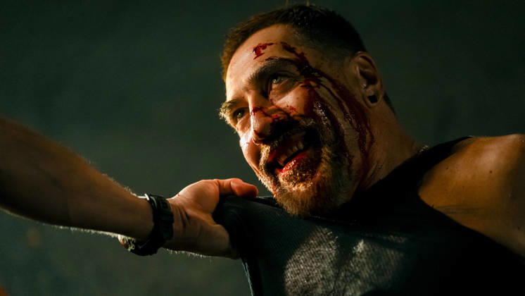 Javier Bardem USA. Javier Bardem in a scene from (C)Apple TV+ new series : Cape Fear (2026) . Plot: A happily married couple faces a growing threat when a notorious killer from their past, Max Cady, is released from prison and seeks revenge. LMK106-J11822-220726 Supplied by LMKMEDIA. Editorial Only. Landmark Media is not the copyright owner of these Film or TV stills but provides a service only for recognised Media outlets.