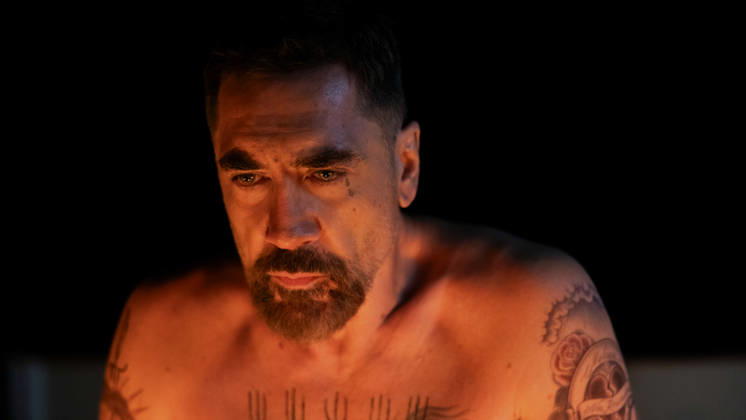 Javier Bardem USA. Javier Bardem in a scene from (C)Apple TV+ new series : Cape Fear (2026) . Plot: A happily married couple faces a growing threat when a notorious killer from their past, Max Cady, is released from prison and seeks revenge. LMK106-J11822-220726 Supplied by LMKMEDIA. Editorial Only. Landmark Media is not the copyright owner of these Film or TV stills but provides a service only for recognised Media outlets.