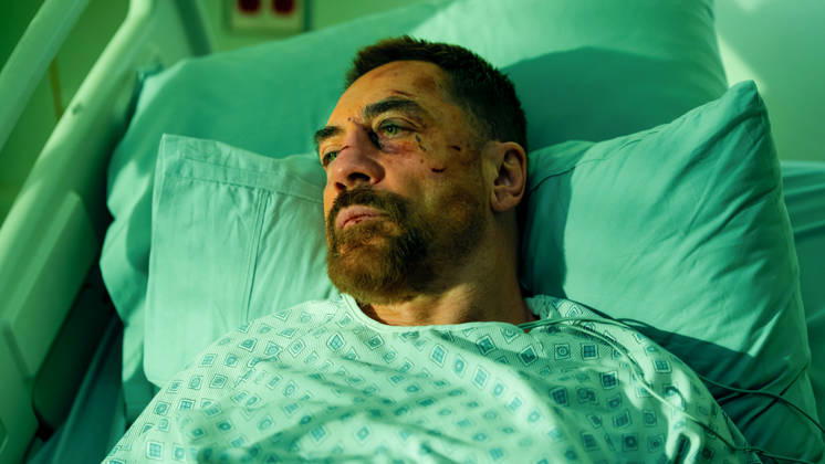 Javier Bardem USA. Javier Bardem in a scene from (C)Apple TV+ new series : Cape Fear (2026) . Plot: A happily married couple faces a growing threat when a notorious killer from their past, Max Cady, is released from prison and seeks revenge. LMK106-J11822-220726 Supplied by LMKMEDIA. Editorial Only. Landmark Media is not the copyright owner of these Film or TV stills but provides a service only for recognised Media outlets.