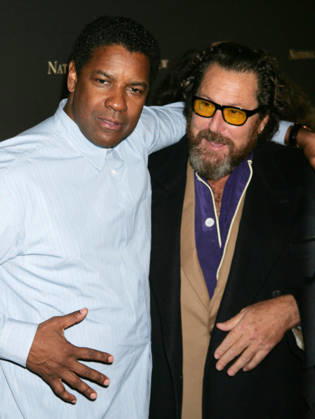 2007 National Board of Review Awards Jan 15, 2008 - New York, NY, USA - Actor DENZEL WASHINGTON and director JULIAN SCHNABEL at the 2007 National Board of Review of Motion Pictures Awards Gala held at Cipriani s 42nd Street. Copyright: xNancyxKaszermanx