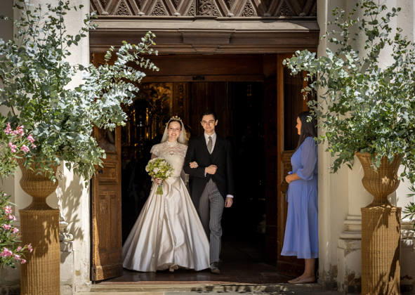 25-07-2026 Vienna Wedding of Austrian Archduchess Isabella (Isabella) of Austria and the Spanish nobleman Don Carlos de Palacio y Gaytan de Ayala in the Jesuit Church (Jesuitenkirche) in Vienna, Austria. Â  Copyright: xPPEx