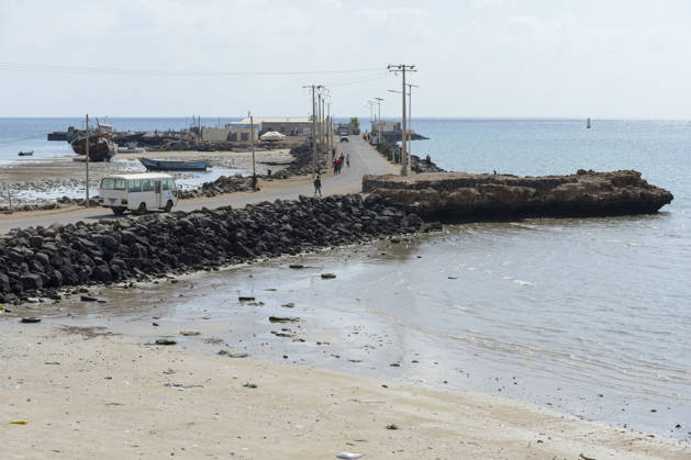 Djibouti, Bab al Mandab DJIBOUTI , Obock, strait Bab al-Mandab, from here ethiopian migrants try to cross by boat to Yemen to go on to Saudi Arabia or Europe