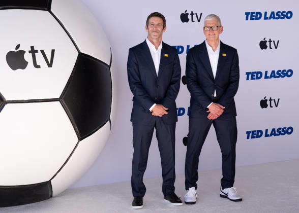 July 27, 2026, Los Angeles, California, USA: American engineer, senior vice president of hardware engineering at Apple Inc. JOHN TERNUS, 51, and Apple s CEO TIM COOK, 65, attend Apple TVÃ¢â‚¬â ¢s Ã¢â‚¬oeTed LassoÃ¢â‚¬Â season 4 global red carpet premiere. Los Angeles USA  - ZUMAb173 20260727_aap_b173_296 Copyright: xBillyxBennightx
