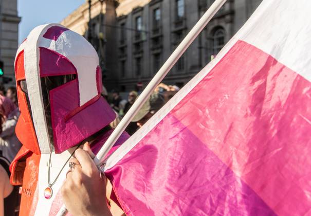 August 2, 2026, Berlin, Germany: BERLIN, Germany Ã¢â‚¬ August 2, 2026: Thousands of people gather at Neptunebrunnen under the slogan Ã¢â‚¬oeFrom Grief to Anger to ResistanceÃ¢â‚¬Â to condemn the recent attack at Berlin Pride. The peaceful march continued to the Brandenburg Gate with participants carrying banners, posters, and drums. Police arrested one suspect near the demonstration who was carrying a German flag and fireworks. Berlin Germany - ZUMAq101 20260802_zna_q101_166 Copyright: xAndro SxTrujillox