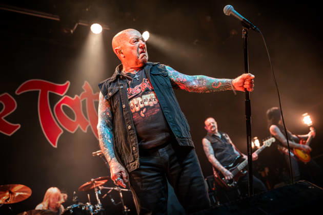 Rose Tattoo Oslo, Norway. 01st, August 2026. The Australian rock band Rose Tattoo performs a live concert at Rockefeller in Oslo. Here vocalist Angry Anderson is seen live on stage. Norway, Oslo, Oslo, Rockefeller  Copyright: xGonzalesxPhoto TerjexDokkenx