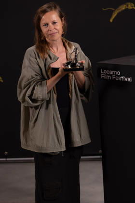 August 15, 2026, Locarno, Switzerland: Beatrice Gibson, Best Emerging Director Awards photocall 79th Locarno Film Festival Locarno Switzerland - ZUMAf197 20260815_zep_f197_006 Copyright: xLucaxFazzolarix