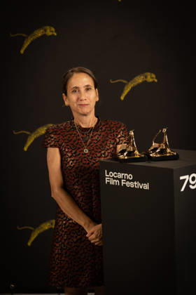 August 15, 2026, Locarno, Switzerland: Alessandra Sanguinetti parco dâ€⠢oro award photocall 79th Locarno Film Festival Locarno Switzerland - ZUMAf197 20260815_zep_f197_013 Copyright: xLucaxFazzolarix