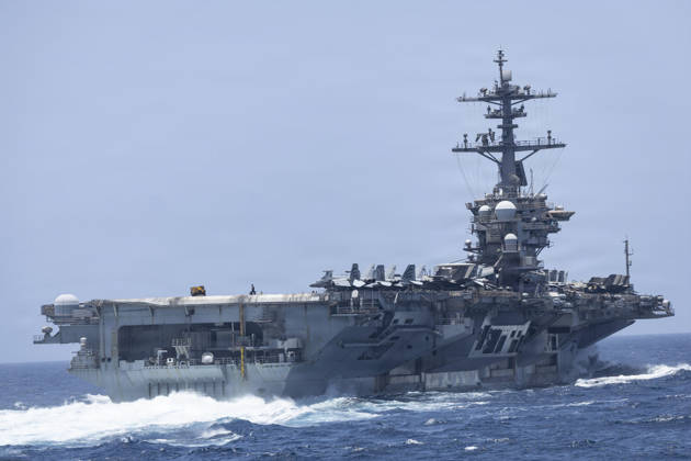 August 18, 2026, Arabian Sea, United States: The U.S. Navy Nimitz-class aircraft carrier USS Abraham Lincoln underway during Operation Epic Fury, May 29, 2026, in the Arabian Sea. Arabian Sea United States - ZUMAp138 20260818_zaa_p138_041 Copyright: xUsxNavy U.S.xNavyx