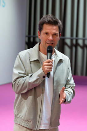 Berlin,18.08.2026,Bitkom Policy Pitch zur Abgeordnetenhauswahl 2026 im Delta Campus Neukölln.Steffen Krach SPITZENKANDIDAT DER SPD BERLIN FÜR DIE ABGEORDNETENÂ­HAUSÂ­WAHL 2026