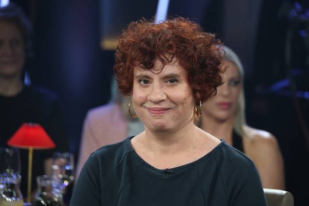 Eva Decker, Historikerin, zu Gast in der NDR Talk Show am 21.8.2026 im 3. Programm des NDR Fernsehen, Fototermin vor der Aufzeichnung am 1.7.2026 im Fernsehstudio Hamburg Lokstedt