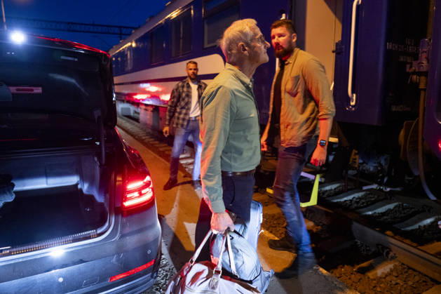 Store pa vei til Ukraina Przemysl, Polen 20260822. Statsminister Jonas Gahr Store ankommer toget i Przemysl i Polen for avreise til Kyiv i Ukraina. Foto: Javad Parsa NTB Przemysl Polen fMQJb9NjGZA EDITORIAL USE ONLY Ref:_BNC_POLfMQJb9NjGZA.jpg Copyright: xJavadxParsax xNTBx
