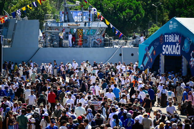 TEKNOFEST Blue Homeland KOCAELI, TURKIYE - AUGUST 23: TEKNOFEST Blue Homeland continues at the Golcuk Naval Shipyard Command in Kocaeli, Turkiye, on August 23, 2026. Organized under the main leadership of the Turkish National Defense Ministry and the Turkish Technology Team Foundation (T3 Foundation), with Anadolu as the Global Communication Partner, the event showcases Turkiye s maritime power, defense capabilities, and indigenous technologies. Gathering technology and defense industry enthusiasts around a maritime focus, the festival will welcome visitors through August 23. Cem Tekkesinoglu Anadolu Kocaeli Turkey. Editorial use only. Please get in touch for any other usage.  Copyright: x2026xAnadoluxCemxTekkesinoglux