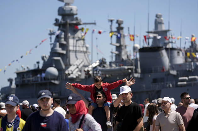 TEKNOFEST Blue Homeland KOCAELI, TURKIYE - AUGUST 23: TEKNOFEST Blue Homeland continues at the Golcuk Naval Shipyard Command in Kocaeli, Turkiye, on August 23, 2026. Organized under the main leadership of the Turkish National Defense Ministry and the Turkish Technology Team Foundation (T3 Foundation), with Anadolu as the Global Communication Partner, the event showcases Turkiye s maritime power, defense capabilities, and indigenous technologies. Gathering technology and defense industry enthusiasts around a maritime focus, the festival will welcome visitors through August 23. Arife Karakum Anadolu Kocaeli Turkey. Editorial use only. Please get in touch for any other usage.  Copyright: x2026xAnadoluxArifexKarakumx