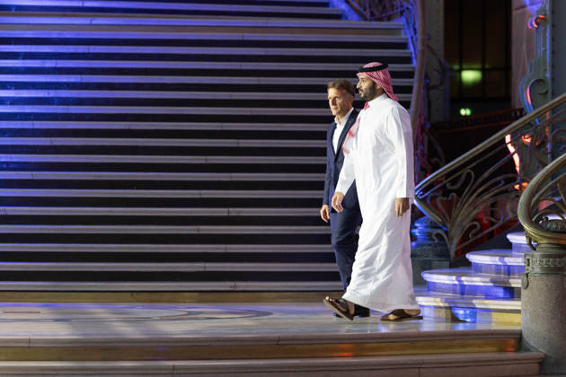 Emmanuel Macron And Mohammed Bin Salman Attend Esports World Cup Closing Ceremony - Paris French President Emmanuel Macron and the Crown Prince and Saudi Arabia s Crown Prince Mohammed bin Salman MBS attend the closing ceremony of the Esports World Cup at the Grand Palais in Paris, France, on August 23, 2026. Photo by Raphael Lafargue ABACAPRESS.COM Paris Ile-de-France France Copyright: xLafarguexRaphael ABACAx