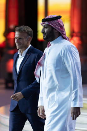 Emmanuel Macron And Mohammed Bin Salman Attend Esports World Cup Closing Ceremony - Paris French President Emmanuel Macron and the Crown Prince and Saudi Arabia s Crown Prince Mohammed bin Salman MBS attend the closing ceremony of the Esports World Cup at the Grand Palais in Paris, France, on August 23, 2026. Photo by Raphael Lafargue ABACAPRESS.COM Paris Ile-de-France France Copyright: xLafarguexRaphael ABACAx