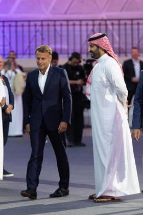 Emmanuel Macron And Mohammed Bin Salman Attend Esports World Cup Closing Ceremony - Paris French President Emmanuel Macron and the Crown Prince and Saudi Arabia s Crown Prince Mohammed bin Salman MBS attend the closing ceremony of the Esports World Cup at the Grand Palais in Paris, France, on August 23, 2026. Photo by Raphael Lafargue ABACAPRESS.COM Paris Ile-de-France France Copyright: xLafarguexRaphael ABACAx