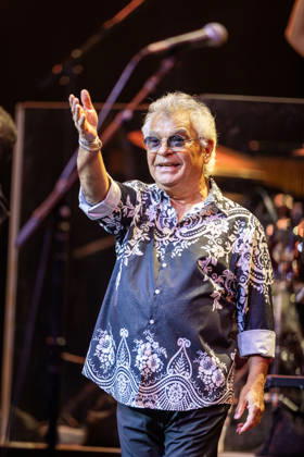 August 23, 2026, Vienna, Virginia, USA: Founder and lead singer Nicolas Reyes of the Gipsy Kings and his band perform their high-energy fusion of flamenco, rumba, salsa, and pop, featuring iconic songs, at the Filene Center at Wolf Trap in Vienna, Virginia, on Sunday, August 23, 2026. Vienna USA  - ZUMAkh2_ 20260823_znp_kh2_056 Copyright: xAlixKhalighx