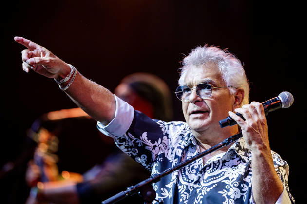 August 23, 2026, Vienna, Virginia, USA: Founder and lead singer Nicolas Reyes of the Gipsy Kings and his band perform their high-energy fusion of flamenco, rumba, salsa, and pop, featuring iconic songs, at the Filene Center at Wolf Trap in Vienna, Virginia, on Sunday, August 23, 2026. Vienna USA  - ZUMAkh2_ 20260823_znp_kh2_054 Copyright: xAlixKhalighx
