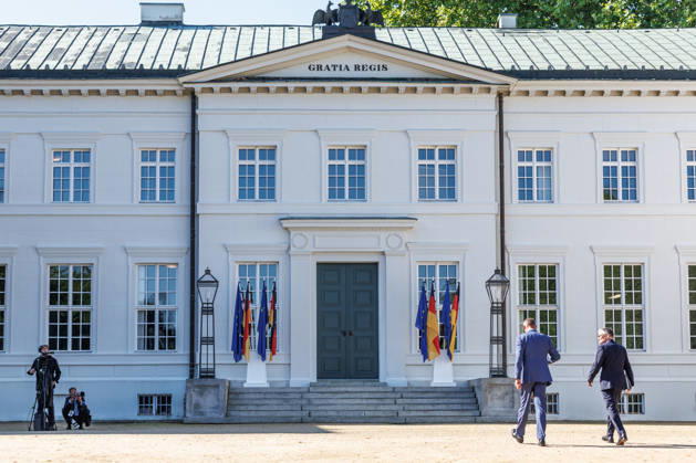 Kabinettsklausur im Schloss Neuhardenberg Bundeskanzler Friedrich Merz (CDU) bei einer Kabinettsklausur am 25.08.26 im Schloss Neuhardenberg in Brandenburg. Brandenburg Deutschland Schloss Neuhardenberg
