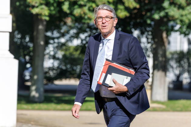 Kabinettsklausur Wolfram Robert Wilhelm Weimer, Staatsminister beim Bundeskanzler und Beauftragter der Bundesregierung für Kultur und Medie bei einer Kabinettsklausur am 25.08.26 in der Schloss Neuhardenberg in Brandenburg. Brandenburg Deutschland Schloss Neuhardenberg