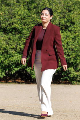 Kabinettsklausur Reem Alabali-Radovan (SPD), Bundesministerin fuer Wirtschaftliche Zusammenarbeit und Entwicklung, bei einer Kabinettsklausur am 25.08.26 in der Schloss Neuhardenberg in Brandenburg. Brandenburg Deutschland Schloss Neuhardenberg