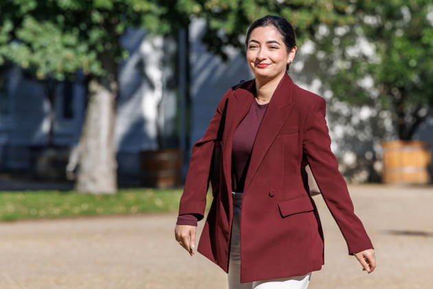 Kabinettsklausur Reem Alabali-Radovan (SPD), Bundesministerin fuer Wirtschaftliche Zusammenarbeit und Entwicklung, bei einer Kabinettsklausur am 25.08.26 in der Schloss Neuhardenberg in Brandenburg. Brandenburg Deutschland Schloss Neuhardenberg