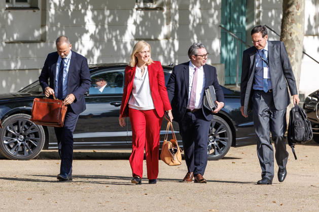 Kabinettsklausur Carsten Linnemann (CDU), Bundesgesundheitsminister bei einer Kabinettsklausur am 25.08.26 in der Schloss Neuhardenberg in Brandenburg. Brandenburg Deutschland Schloss Neuhardenberg