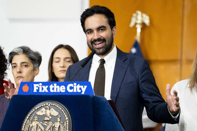 August 25, 2026, New York City, New York, United States: New York City Mayor ZOHRAN MAMDANI (D) speaking at a press conference in Manhattan Housing Court in New York City. New York City United States  - ZUMAb161 20260825_aap_b161_005 Copyright: xMichaelxBrochsteinx