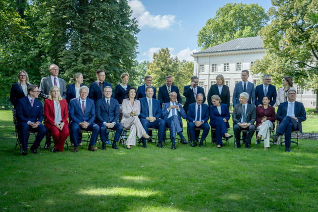 Schloss Neuhardenberg, Kabinettssitzung Schloss Neuhardenberg, Kabinettssitzung, Bundesregierung, Bundeskanzler, Friedrich Merz Carsten Linnemann, Bundesgesundheitsminister Steffen Bilger, Bundesverkehrsminister Kanzleramtsministerin, Nina Warken Alexander Dobrindt, Bundesinnenminister Johann Wadephul, Bundesaußenminister Bundesverteidigungsminister, Boris Pistorius Lars Klingbeil, Bundesfinanzminister, Vizekanzler Bärbel Bas, Bundesministerin, Arbeit, Soziales Stefanie Hubig, Bundesministerin, Justiz, Verbraucherschutz Verena Hubertz, Bundesministerin, Wohnen, Bauwesen Reem Alabali-Radovan, Bundesministerin Carsten Schneider, Umwelt, Klimaschutz Karsten Wildberger, Bundesminister, Digitales Karin Prien, Bundesminist