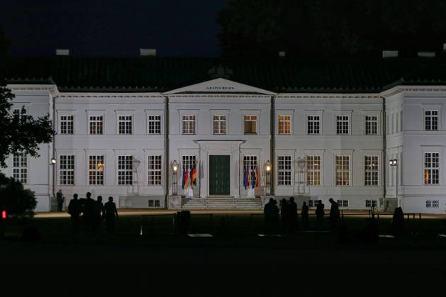 Neuhardenberg, Brandenburg, Deutschland, 25.08.2026: Schloss Neuhardenberg: Kabinettsklausur: Das Gebäude am Abend. Laut Programmplan fand am Abend ein gemeinsames Abendessen statt. Copyright: xdtsxNachrichtenagenturx dts_131100