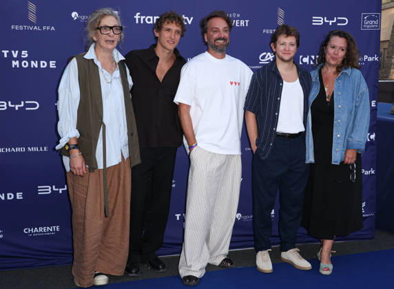 Festival du Film Francophone d AngouleÌ‚me 2026 - jour 2 Corinne Masiero, Aliocha Schneider, Louis-Julien Petit, Anthony Bajon et Delphine Gleize Festival du Film Francophone d AngouleÌ‚me 2026, le 25 aoÃ»t 2026.  Copyright: xFabricexChasseryx