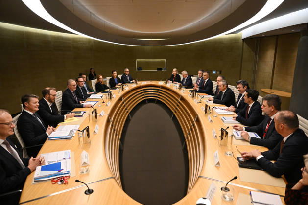 NATIONAL CABINET MEETING, Prime Minister Anthony Albanesem (centre left) holds a National Cabinet Meeting with State Premiers in Sydney, Wednesday, August 26, 2026. ( NO ARCHIVING SYDNEY NEW SOUTH WALES AUSTRALIA  Copyright: xDEANxLEWINSx 20260826187472428300
