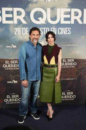Javier Bardem and Victoria Luengo at photocall for film El Ser Querido in Madrid on Tuesday, 25 August 2026. Cordon Press 