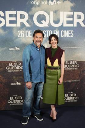 Javier Bardem and Victoria Luengo at photocall for film El Ser Querido in Madrid on Tuesday, 25 August 2026. Cordon Press 
