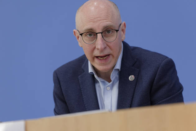 Wirtschaftsschutzstudie 2026 2026-08-26 Deutschland, Berlin Bundespressekonferenz: Der Präsident des Bundesamts für Verfassungsschutz (BfV), Sinan Selen, und der Bitkom-Präsident stellen die Wirtschaftsschutzstudie 2026 vor.