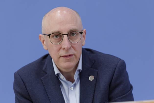 Wirtschaftsschutzstudie 2026 2026-08-26 Deutschland, Berlin Bundespressekonferenz: Der Präsident des Bundesamts für Verfassungsschutz (BfV), Sinan Selen, und der Bitkom-Präsident stellen die Wirtschaftsschutzstudie 2026 vor.